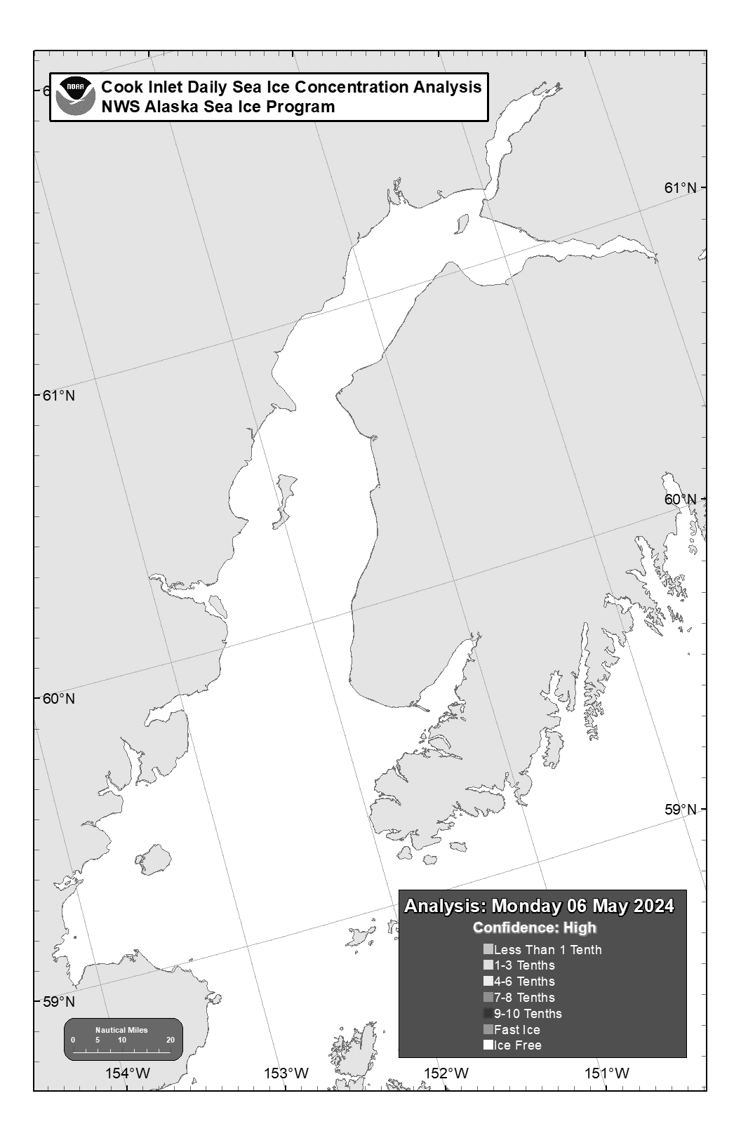 Cook Inlet Sea Ice Analysis